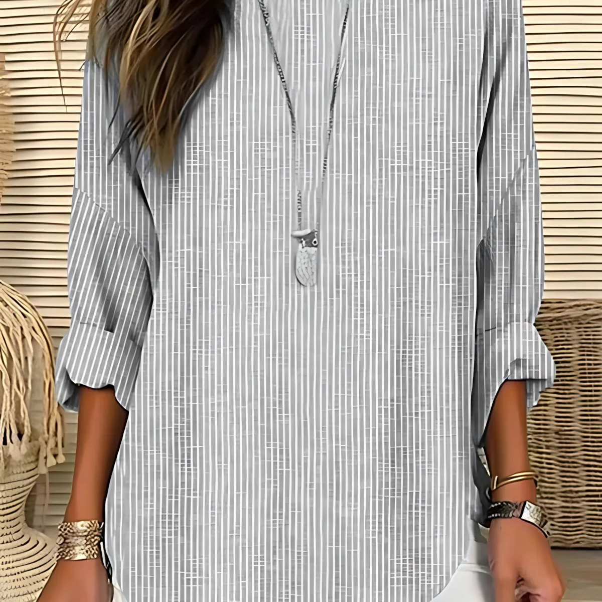 Rhea | Blusa a Rayas de Moda