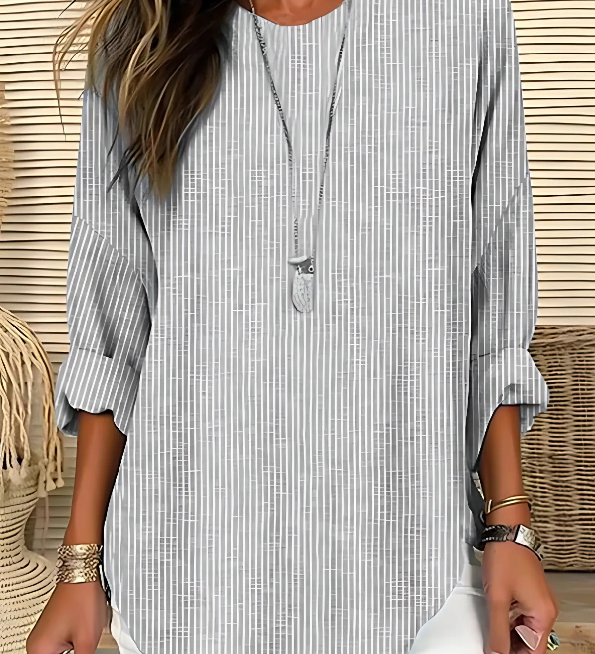Rhea | Blusa a Rayas de Moda