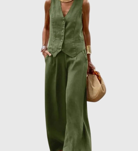 Crescencia | Conjunto Elegante de Dos Piezas