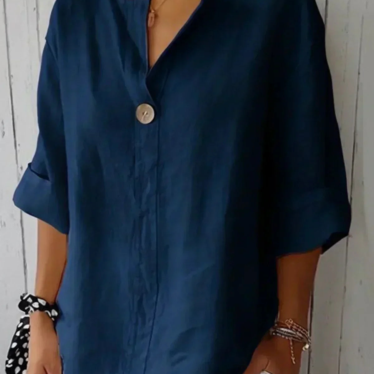 Angela | Blusa Casual de Cuello en V