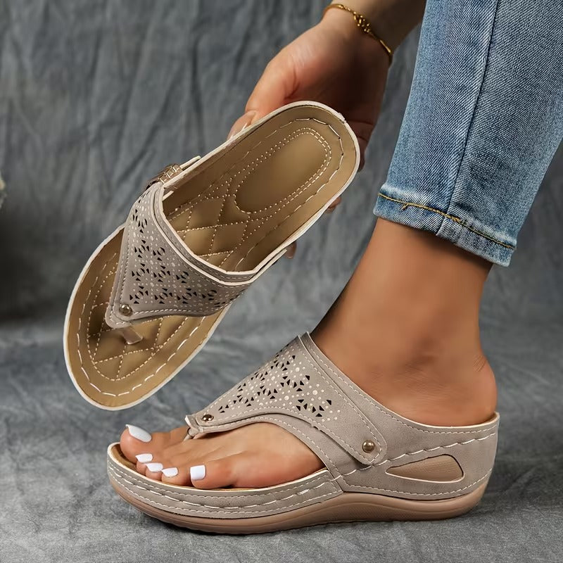 Elondra | Sandalias de Tacón Confortables y de Soporte