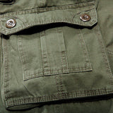 Shorts cargo clásicos de algodón para hombre