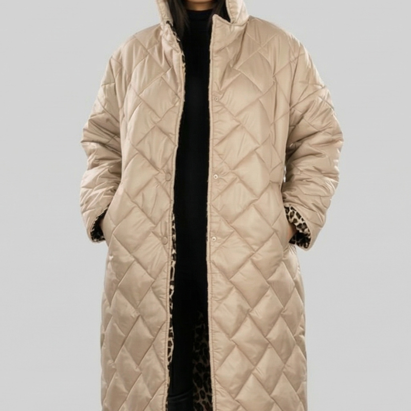 Olivia Sur™ | Abrigo de Leopardo Elegante