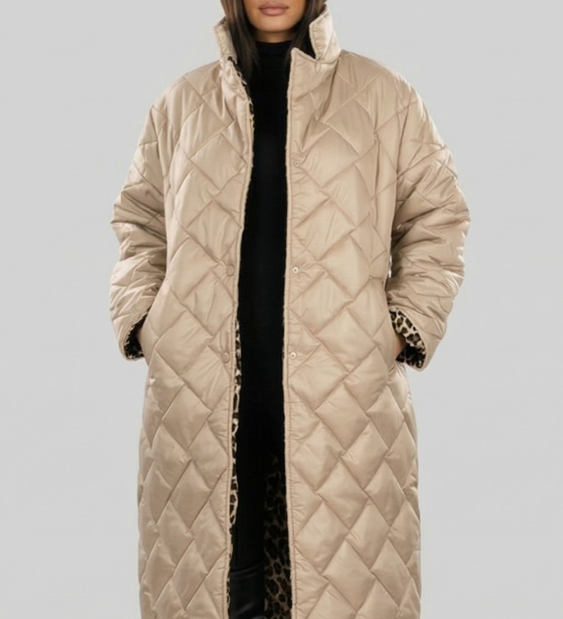 Olivia Sur™ | Abrigo de Leopardo Elegante