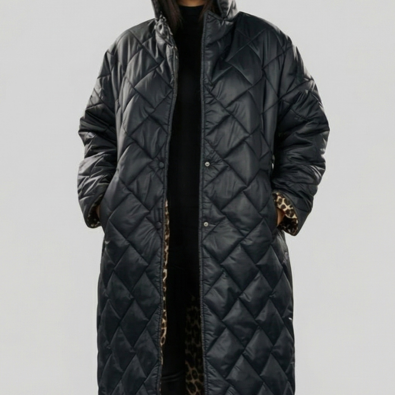 Olivia Sur™ | Abrigo de Leopardo Elegante