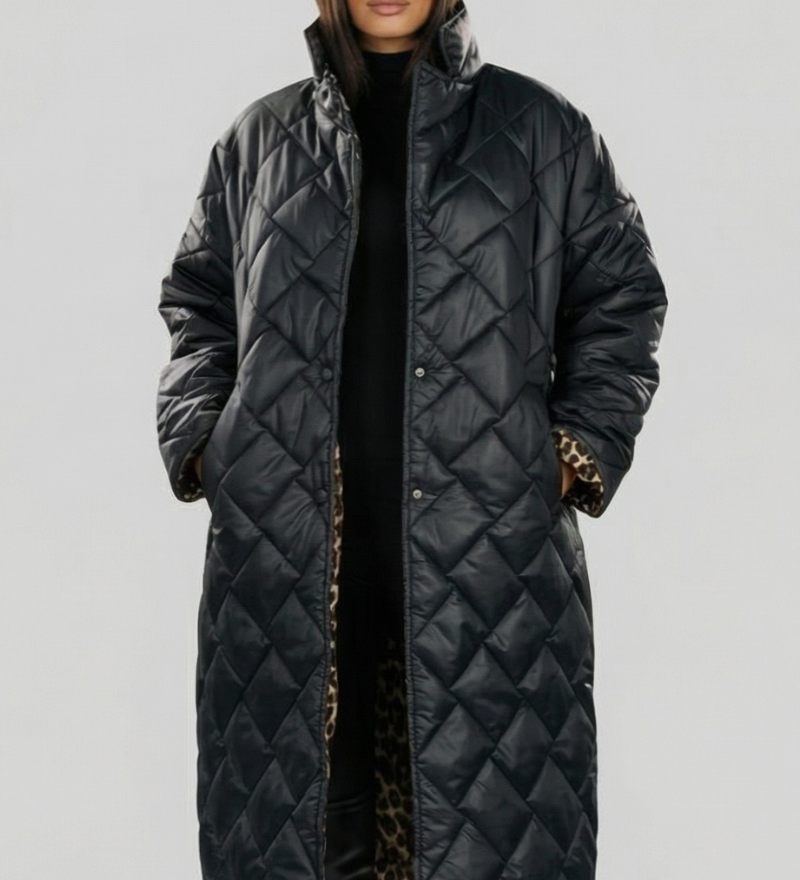 Olivia Sur™ | Abrigo de Leopardo Elegante
