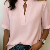Cinara | Camisa de Manga Corta Relaxed