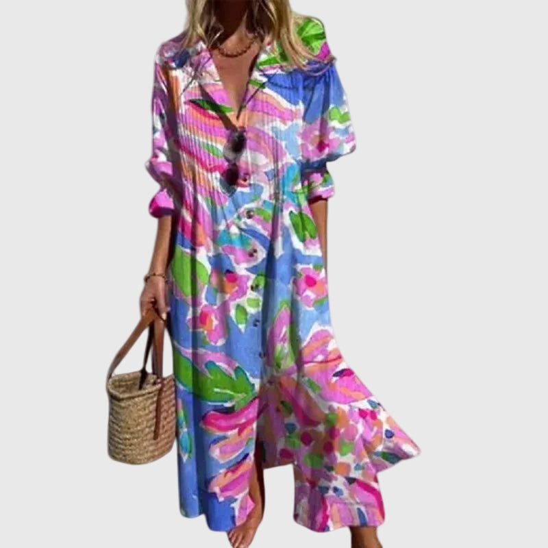 Guillemette | Vestido Maxi Bohemio Elegante