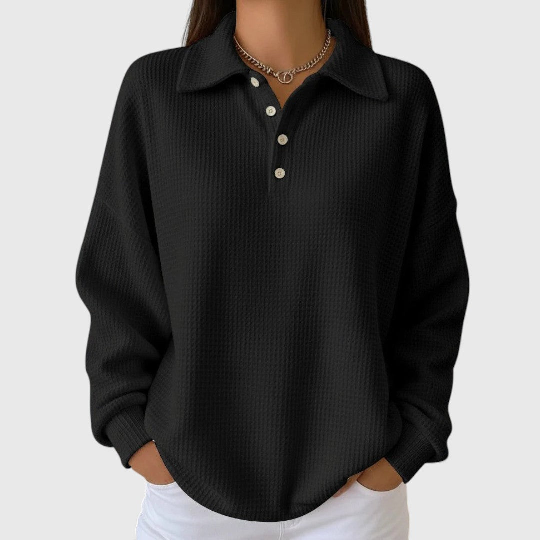 Mara | Jersey suave con cuello