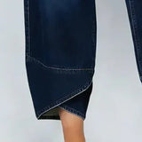 Aurea | Jeans Cortos de Pierna Ancha Casual