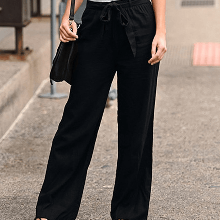 Auriana | Pantalón de Relax Mujer con Cordón y Cintura Elástica