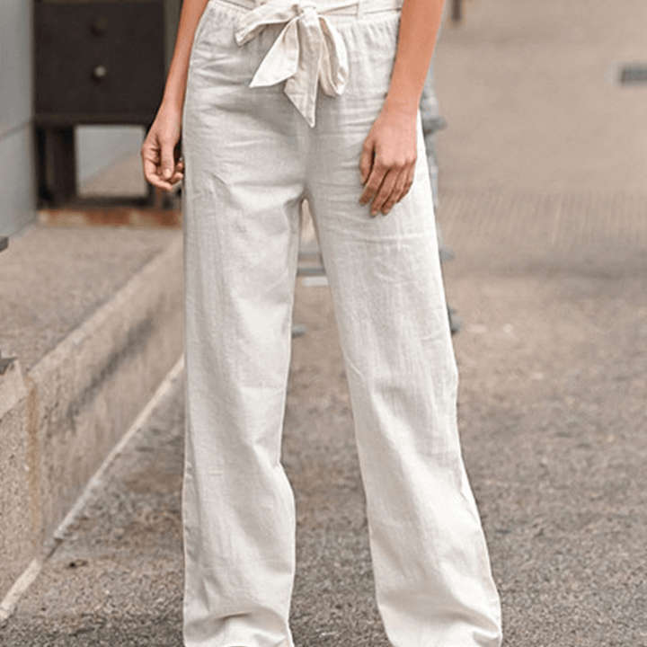 Auriana | Pantalón de Relax Mujer con Cordón y Cintura Elástica