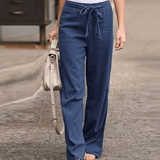 Auriana | Pantalón de Relax Mujer con Cordón y Cintura Elástica