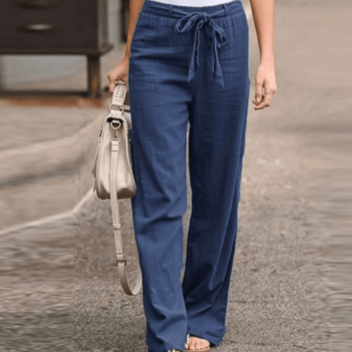 Auriana | Pantalón de Relax Mujer con Cordón y Cintura Elástica