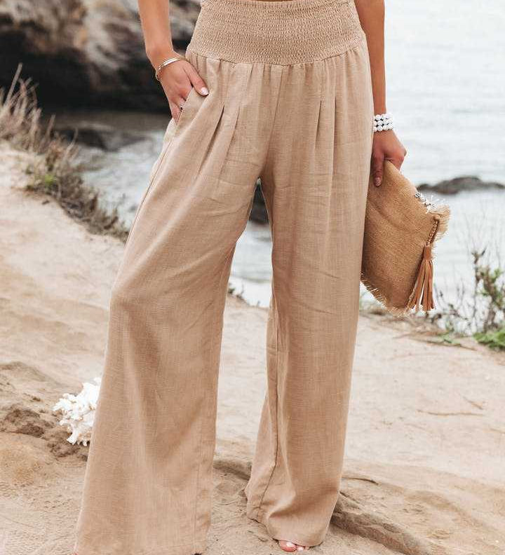 Davina | Pantalones Anchos de Playa