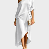 Camila | Vestido asimétrico elegante