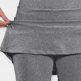 Anaxi | Pantalones cortos de cintura alta con falda
