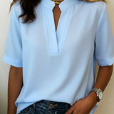 Cinara | Camisa de Manga Corta Relaxed
