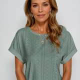Becky™ | Top Casual con Ojal