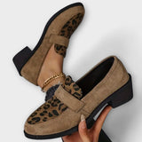 Amaryllis | Zapatos femeninos elegantes con estampado de leopardo