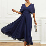 Brisa | Vestido Helena Midi Formal con Escote en V