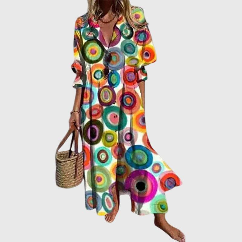 Guillemette | Vestido Maxi Bohemio Elegante
