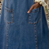Enid | Vestido de Denim Suave