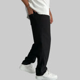 Boris – Pantalones acanalados de spandex: ¡estilo y comodidad en uno!