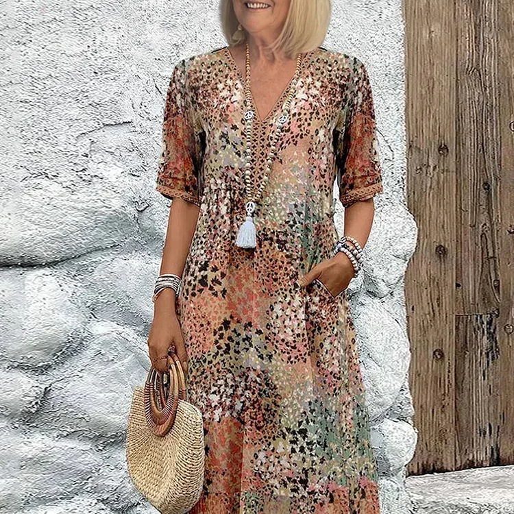 Lia | Vestido Midi para Mujer en Tela Ligera