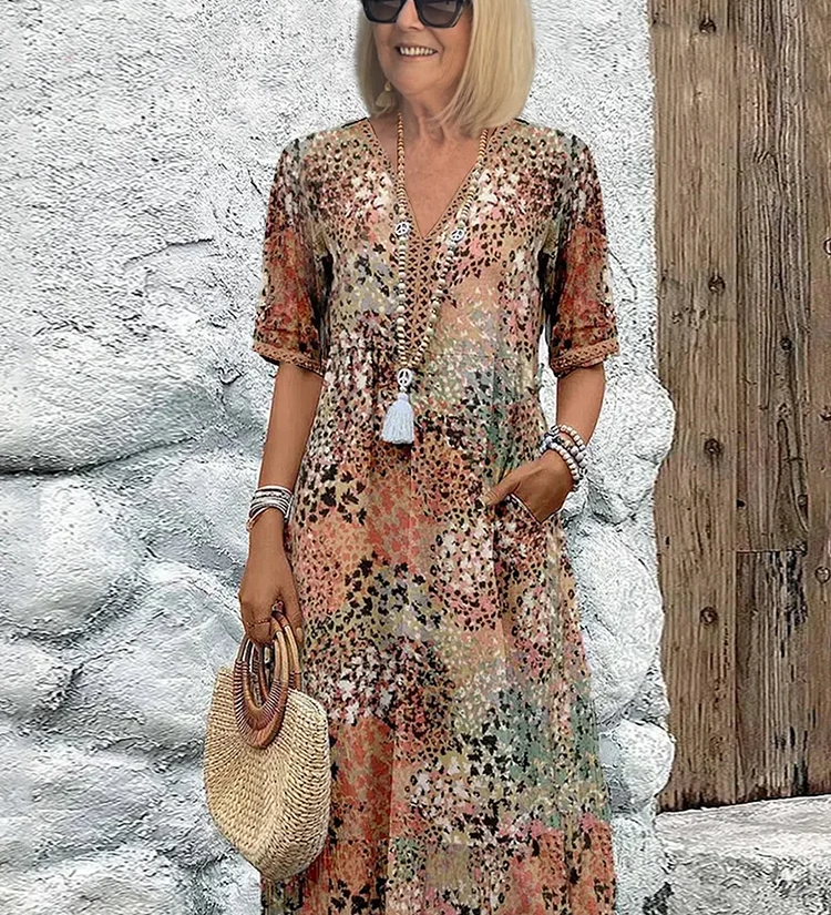Lia | Vestido Midi para Mujer en Tela Ligera