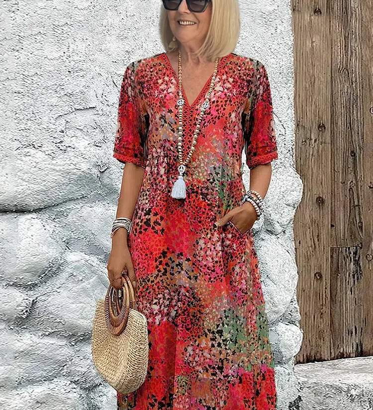 Lia | Vestido Midi para Mujer en Tela Ligera