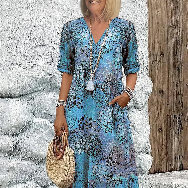Lia | Vestido Midi para Mujer en Tela Ligera