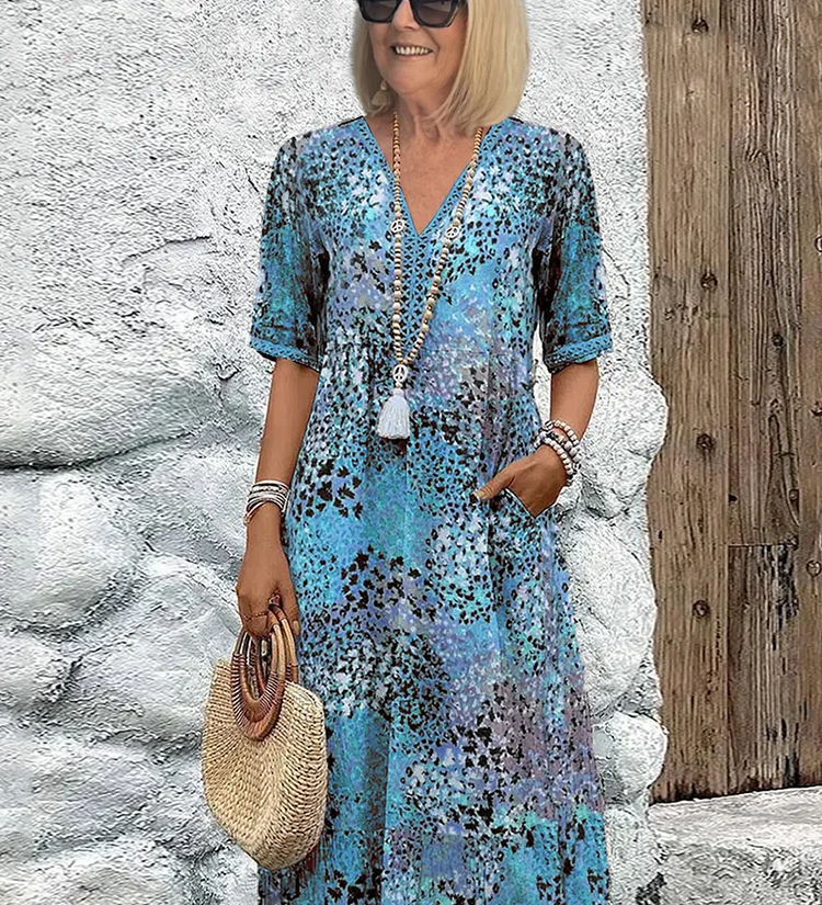 Lia | Vestido Midi para Mujer en Tela Ligera