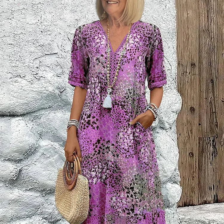 Lia | Vestido Midi para Mujer en Tela Ligera