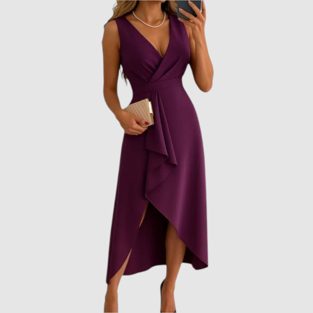 Valerie | Vestido cruzado elegante con escote en v