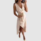 Valerie | Vestido cruzado elegante con escote en v