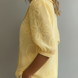 Elisenda | Blusa ligera floral elegancia natural