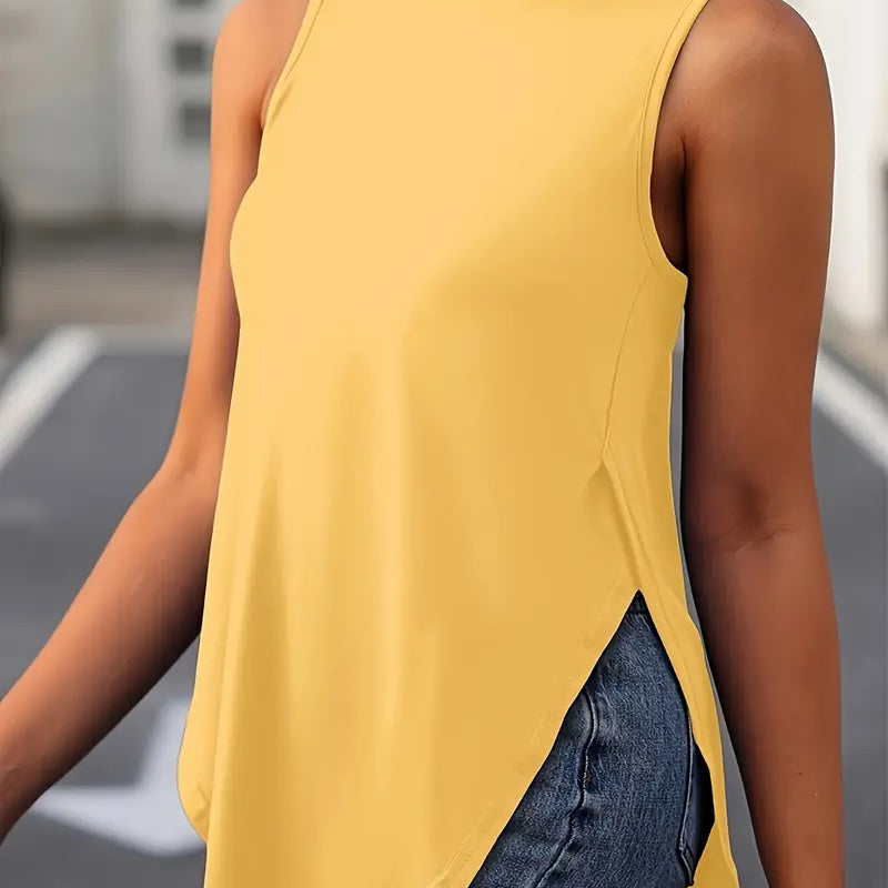 Sophia | Top Casual Sin Mangas Ajuste Relajado