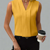 Roma | Blusa sin mangas con escote en V