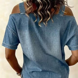 Clarinda | Camisa de Mezclilla Sin Mangas