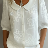 Elisenda | Blusa ligera floral elegancia natural