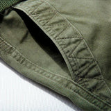 Shorts cargo clásicos de algodón para hombre