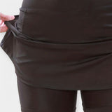Anaxi | Pantalones cortos de cintura alta con falda
