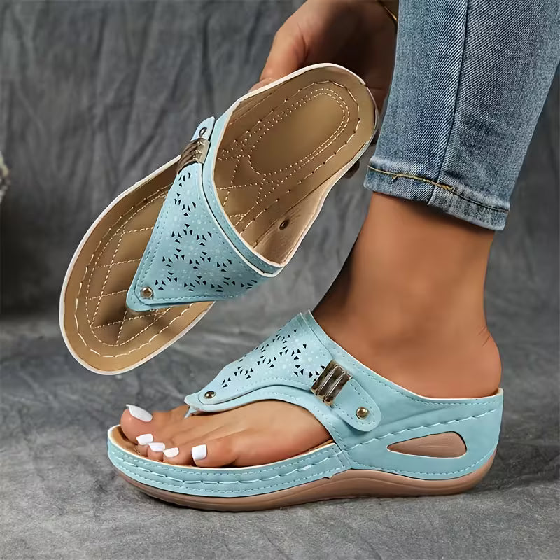 Elondra | Sandalias de Tacón Confortables y de Soporte
