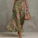 Dunia | Vestido Largo Halter Floral