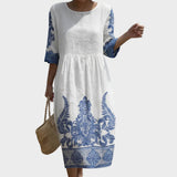 Lena | Vestido elegante de primavera-verano