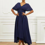 Brisa | Vestido Helena Midi Formal con Escote en V