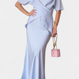 Veleda | Conjunto de Top con Tiras Cruzadas y Falda Fluida