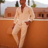 Joel™ | Conjunto de lino premium