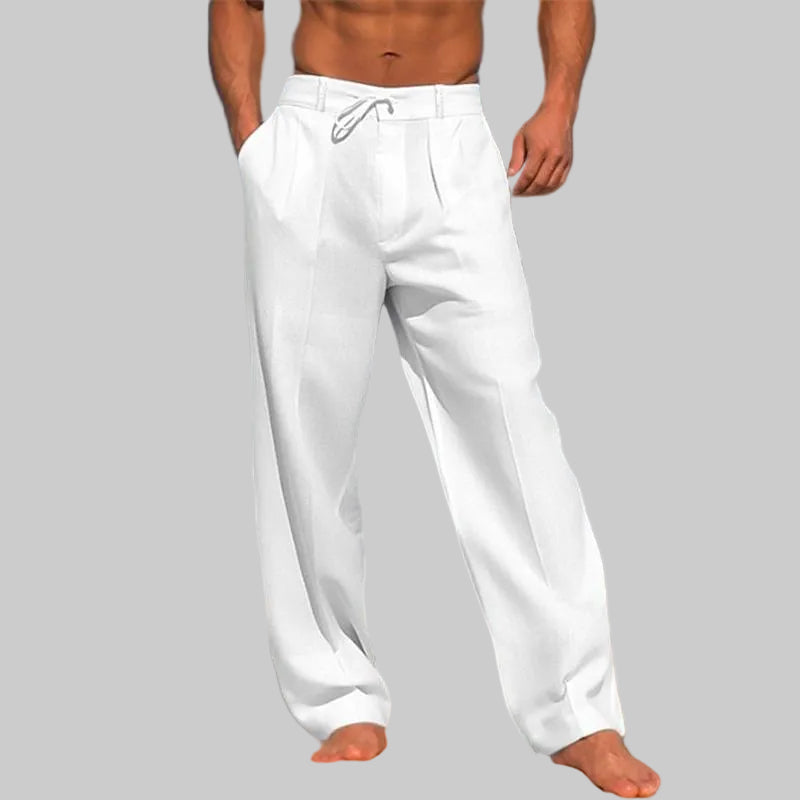 Darko | Mantente fresco con estilo – pantalones ligeros de lino Darko para looks cómodos de verano